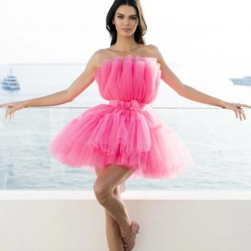 Prom Gowns Robe De Soiree Puffy Tulle ...