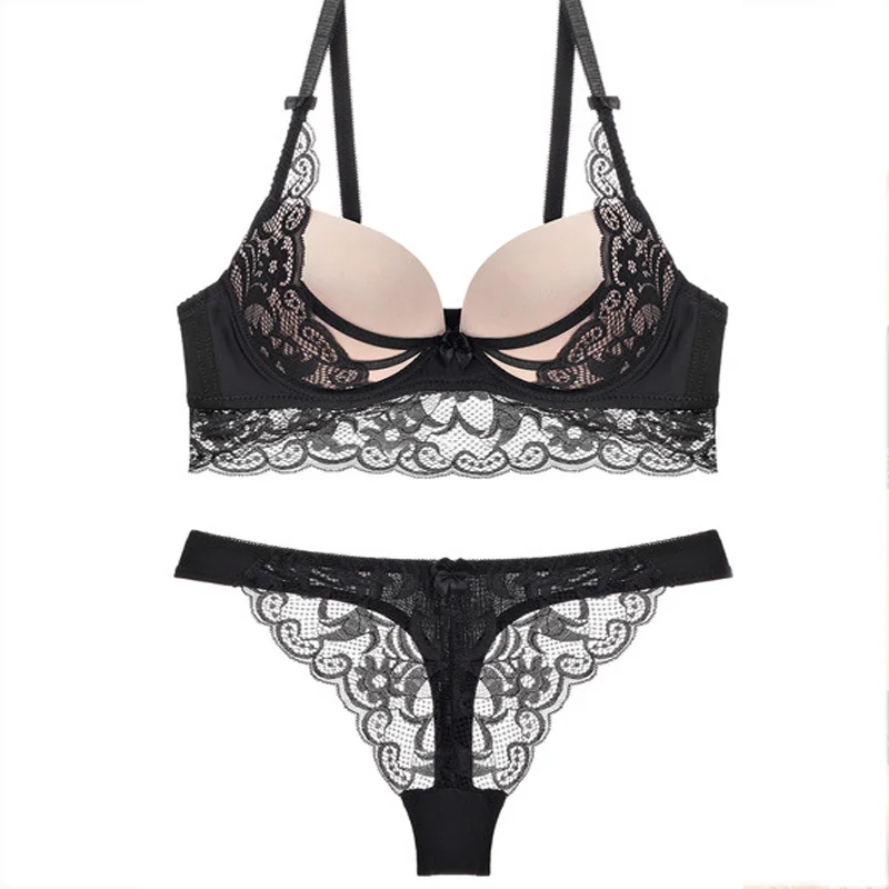 

Lingerie Set Push Up Bra Set Lace Bra Brief Sets Women Underwear And Panties Lace Sexy Brand Intimate Underwear Lingerie