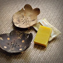 Ванная Комната Деревянные мыльницы ретро деревянные кокосовые мыло держатель аксессуары для дома