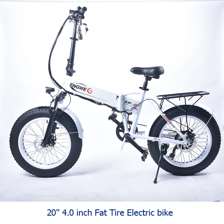 Cheap Electric bike 20" 4.0 Fat Tire bike Aluminum Foldable electric Bicycle 48V12A Lithium Battery 350W Powerful Mountain/Snow e bike 3