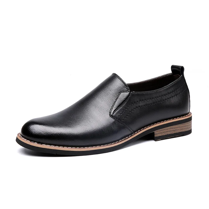 

Men's leather shoes dress business casual shoes fashion British men's shoes leather shoes