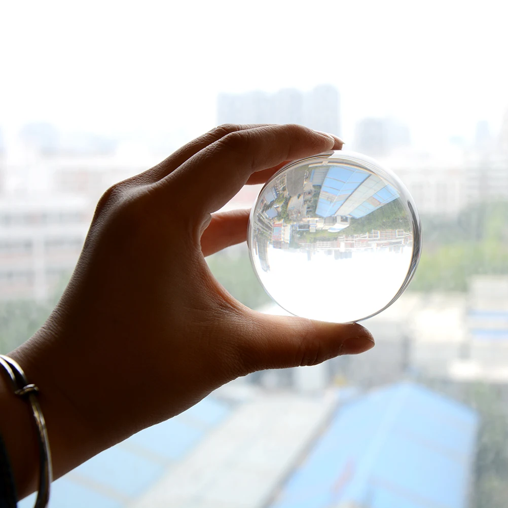 Dia 7cm Magic Tricks Crystal Ultra Clear 100 Acrylic Ball Manipulation Juggling Toyin Magic