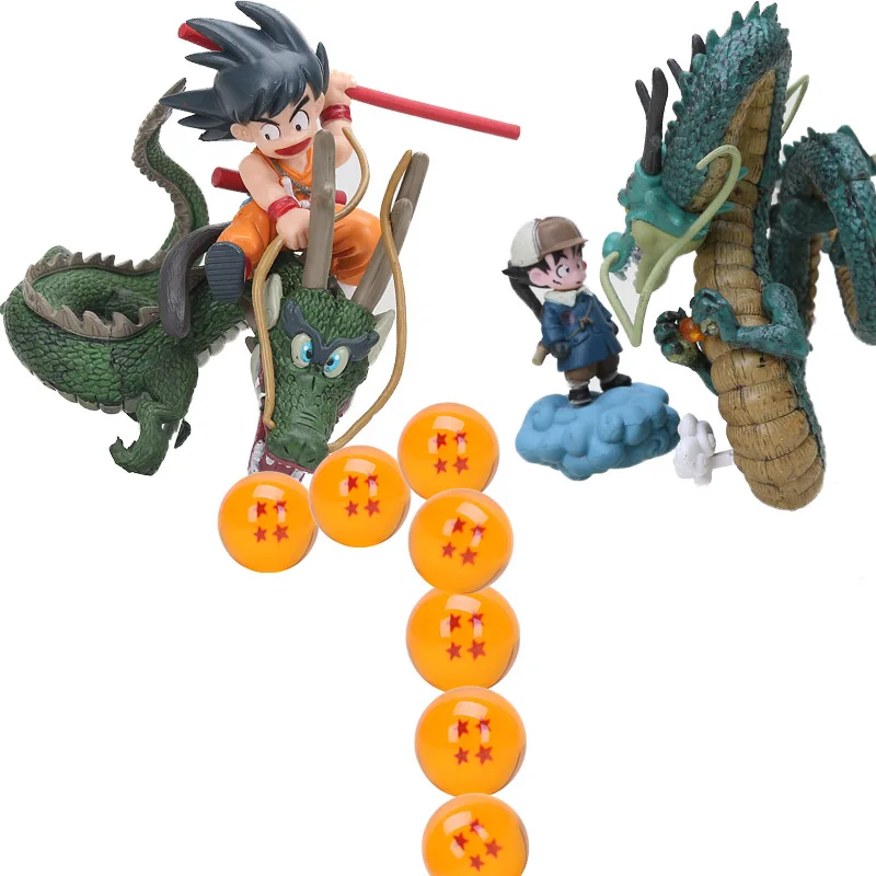 Аниме игрушки Драконий жемчуг Shenron Son Gokou Хрустальные шарики экшн Фигурки Игровой