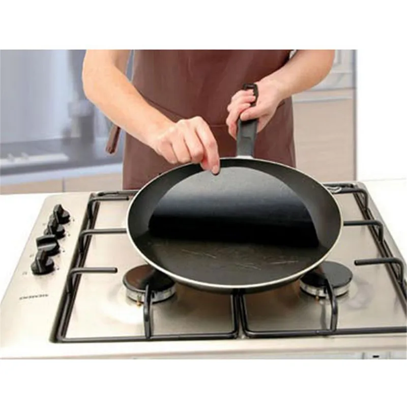 

Twin Pack Pan Mat 2 Teflon Non Stick Round Pan Liner Sheet Wok Mats Kitchen Bakeware Pot Holder Tools Baking Pad