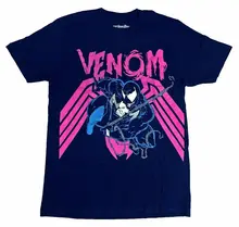 

Spider-Man Vibrant Venom Marvel Comics Adult T Shirt New Fashion Men T-Shirt Top Tees Custom Any Logo Size Round Neck Clothes