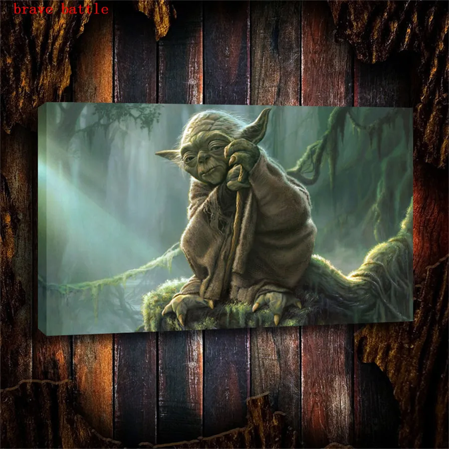 yoda wall art