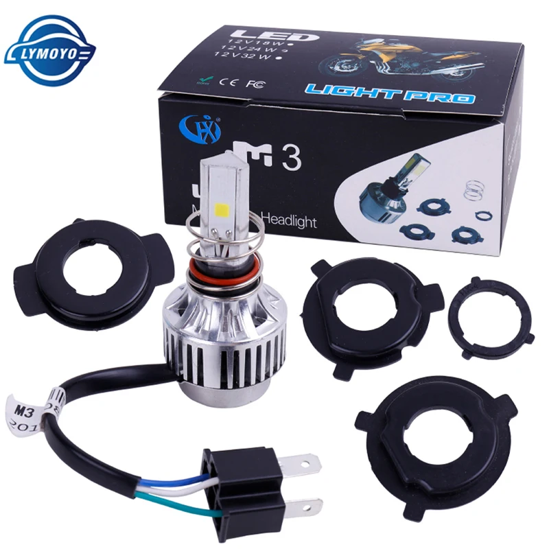 Lymoyo H4 Hs1 H4 H6 Ph7 Ph8 Fog Light Led Motorcycle Headlight Scooter Bulb Headlamp 6000k Moto Scooter Light Dc12v Aliexpress