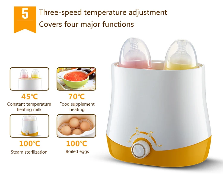 DMWD молока для кормления Электрический нагреватель для бутылок нагреватель Еда теплые детские бутылочки Отопление стерилизатор яйца котла Плита Пароварка для яиц ЕС и США