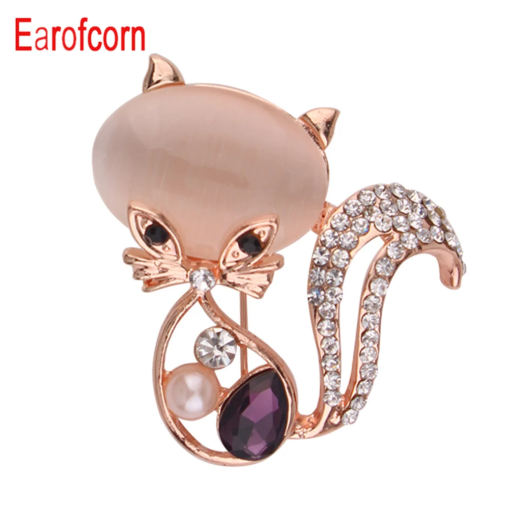 

Earofcorn New brooch fashion cute animal brooch unisex female men's jewelry colorful style new year gift