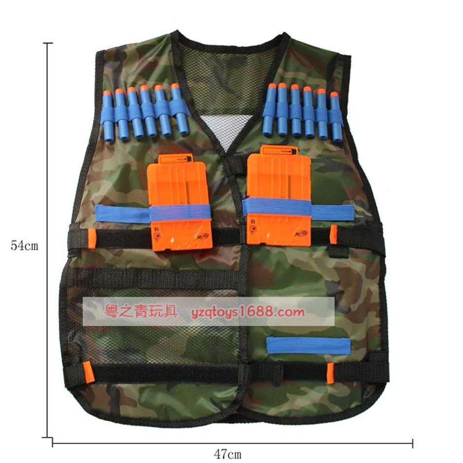 

Equipo tctico pistola de bala revista para pistola NERF accesorios Bullet clip compatible mochila tctica Ammo paquete