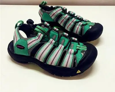 Валвелл Экспорт в Европу детские сандалии для мальчиков Уличная обувь походная обувь спортивные сандалии - Цвет: green