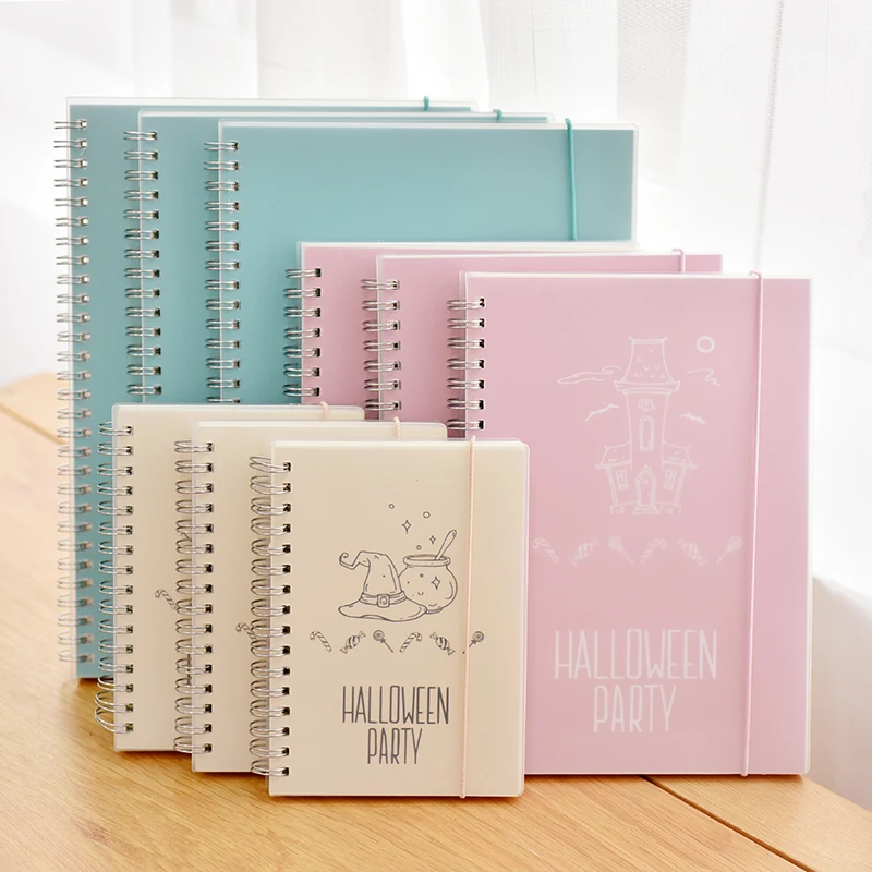 

Coil pp mesh book Z plan notebook A6 notepad hand account blank mesh book for students