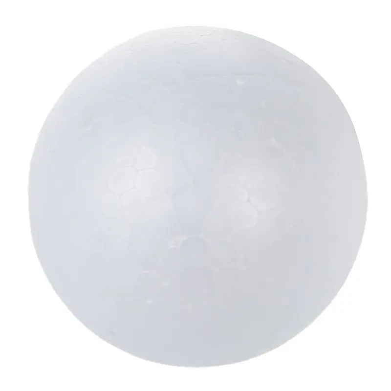 

10 x 7cm Polystyrene Ball Sphere Ornament Decoration White