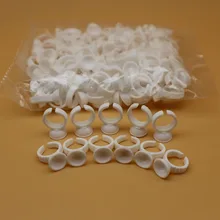 100/сумка 8 см маленький размер одноразовый Перманентный макияж кольцо Татуировка чернила татуировка бровей и губ держатель пигментов кольца контейнер/чашки