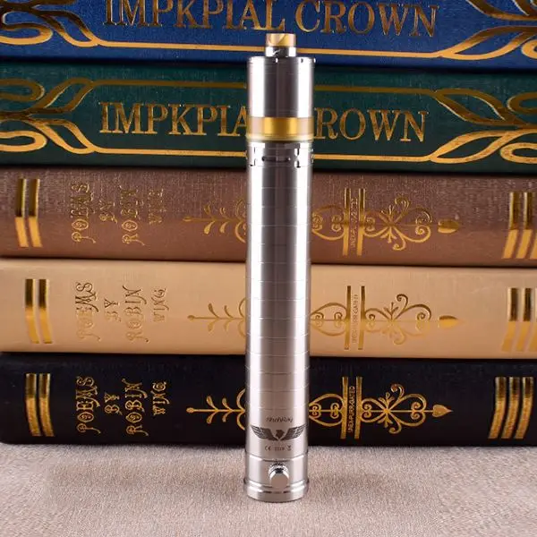 

VG Style 32.5mm Mechanical Mod w/VG V5 XL RTA Rebuildable Tank Atomizer by ShenRay - Silver