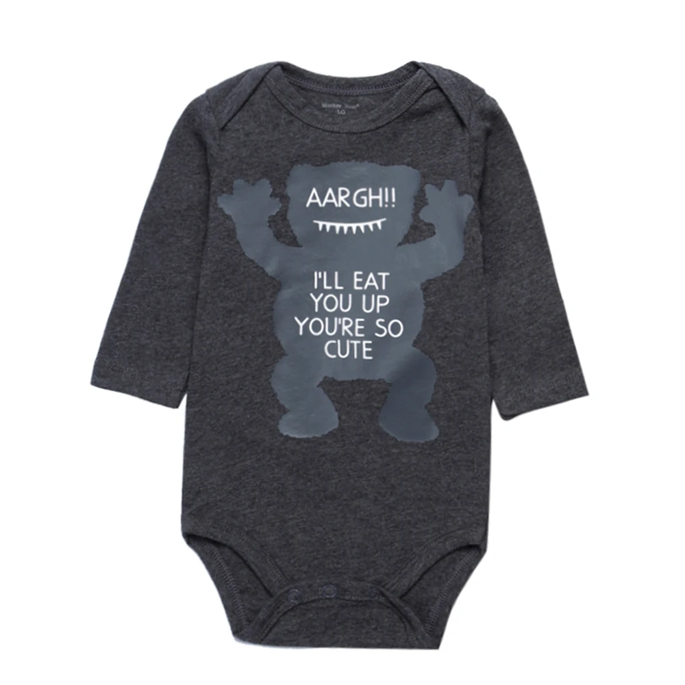 Mother Nest New Fashion Autumn Baby Romper Boy Newborn Clothes Romper Full Sleeve Infant Baby Rompers Character Print (1)