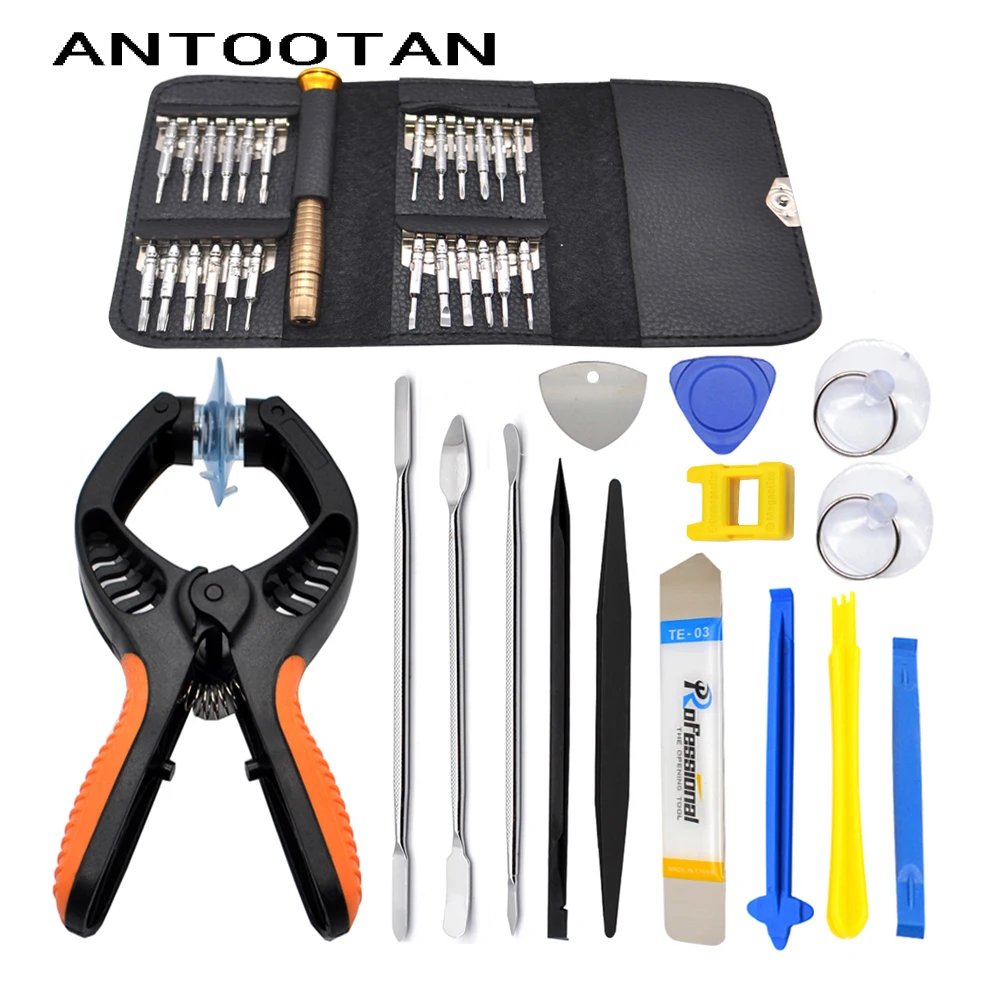  16 in1 smartphone screwdriver to pry open the phone's screen repair tools disassembly tool set for  samsung ipad iPhone