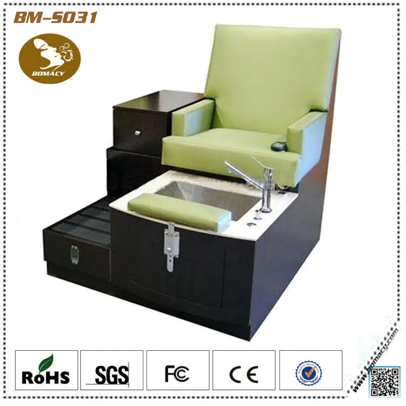 Luxury Pedicure Spa Chair For Nail Salon In Massage Relaxation