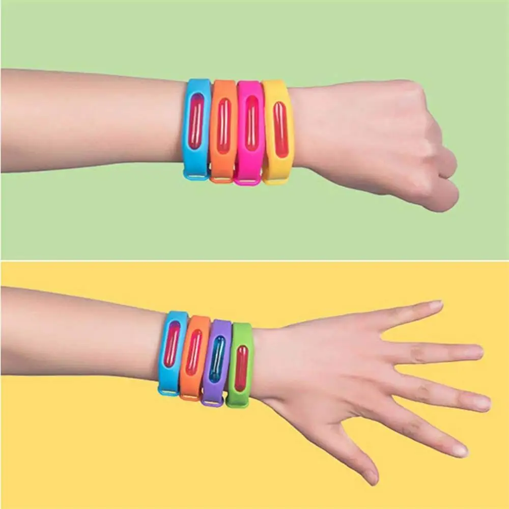 

Colorful Mosquito Repellent Bracelet Summer Silicone Anti-mosquito Capsule Anti-insect Insect Repellent Belt Child Safety Belt