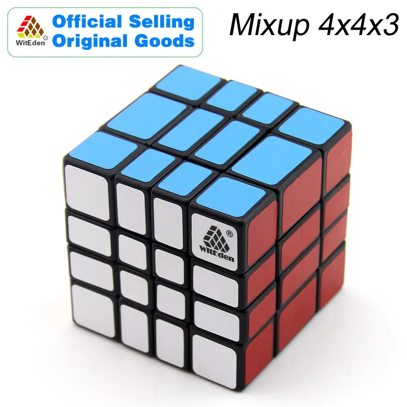 

WitEden & Oskar Mixup 4x4x3 Magic Cube 443 Cubo Magico Professional Speed Neo Cube Puzzle Kostka Antistress Fidget Toys