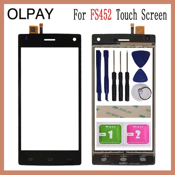 

OLPAY 4.5'' For Fly FS452 FS 452 Touch Screen Glass Digitizer Panel Lens Sensor Glass Free Adhesive And Wipes