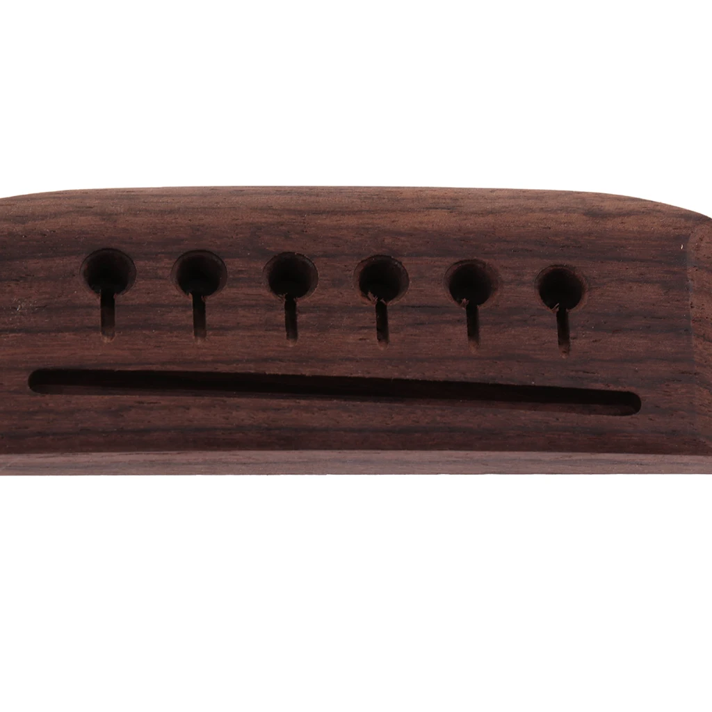 Rosewood Practical Guitar Bridge Brown for Left-Handed 6 String Acoustic Guitar Accessories