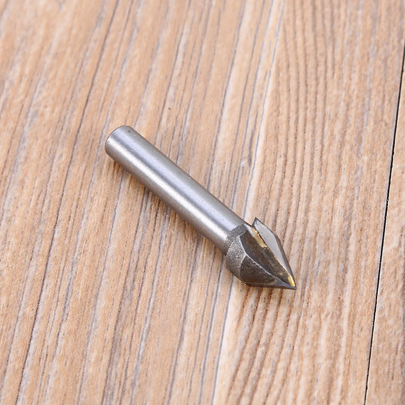 New 60 Degree CNC Engraving Chamfer 6mm x 10mm 3D V Shape Groove Router Bit