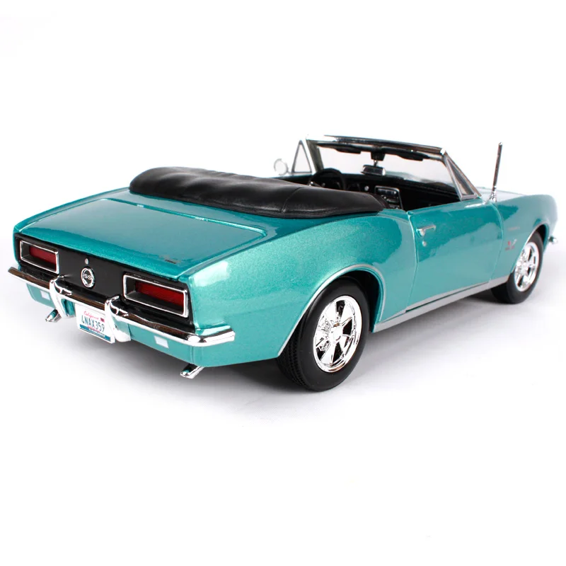 Maisto 1:18 1967 chevrolet camaro ss396 синий красный автомобиль литья под давлением 260*100*75 роскошные классические модели автомобиля открытым верхом автомобили сбор 31684