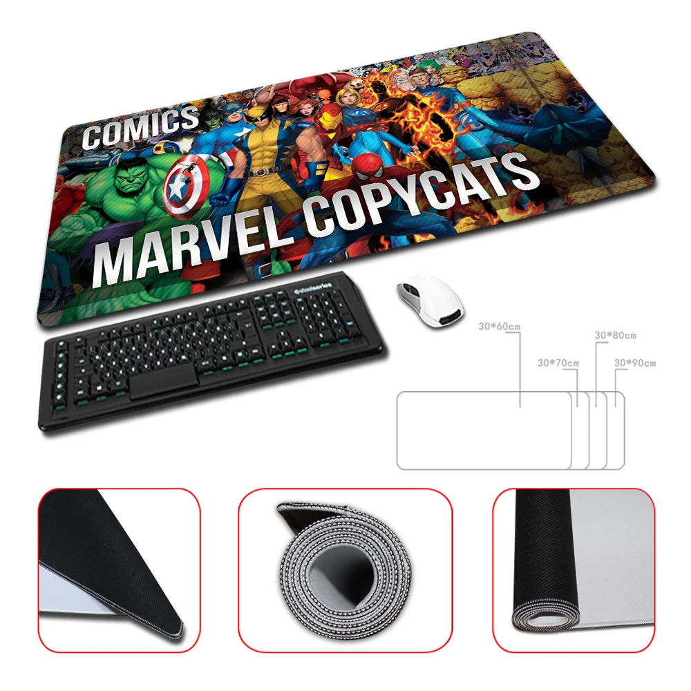 Babaite250x290x2mm Marvel Comics Супергерои коллаж индивидуальные Мышь Pad моды Мстители компьютер Тетрадь игровой Мыши компьютерные Коврики pad