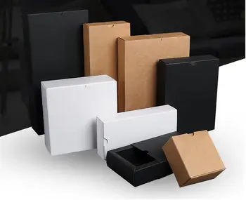 

10pcs Kraft Paper Drawer Boxes DIY for Handmade Soap\Crafts\Jewelry\Candy Packing gift cardboard boxes