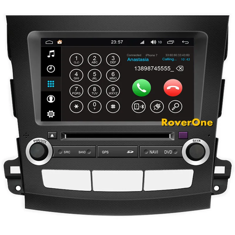 Top RoverOne Android 8.0 Octa Core Car Radio DVD GPS For Mitsubishi Outlander XL EX 2007-2011 Touchscreen Multimedia Player HeadUnit 7
