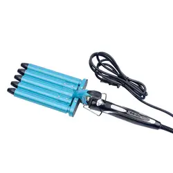 Профессиональный 5 бочек прибор для завивки волос вьющиеся волосы щипцы для завивки палочка большая волна волос Styler Электрический укладки