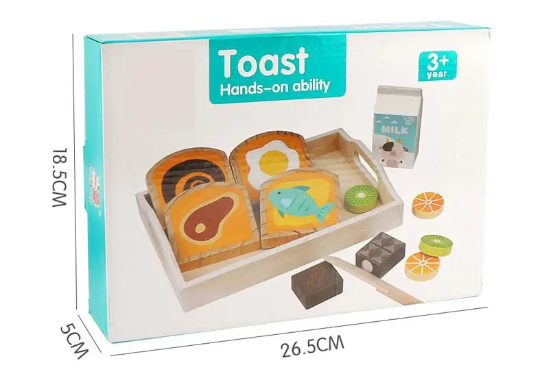 Мультяшные деревянные тост образовательная игра дом вырезать игрушки для детей родитель-ребенок интерактивная игра