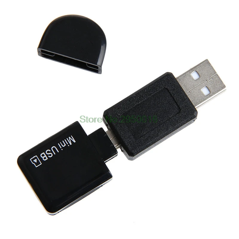 Мини USB к TF T-Flash Micro SD Card Reader Адаптер для автомобиля AUX Out аудио Музыка C26