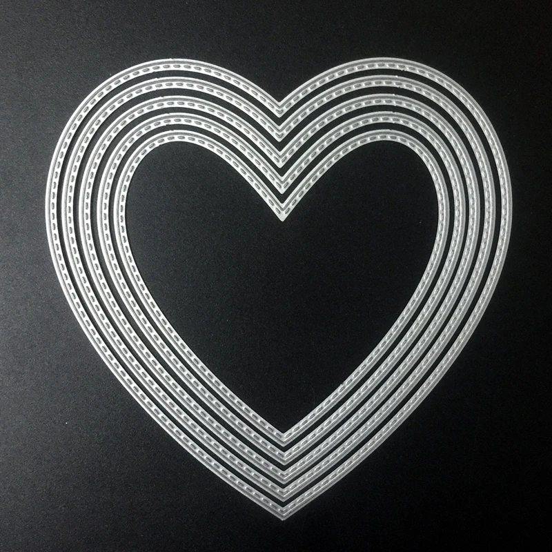 

YINISE 1603 Love Frame Metal Cutting Dies For Scrapbooking Stencils DIY Album Cards Decoration Embossing Folder Die Cuts CUTTER