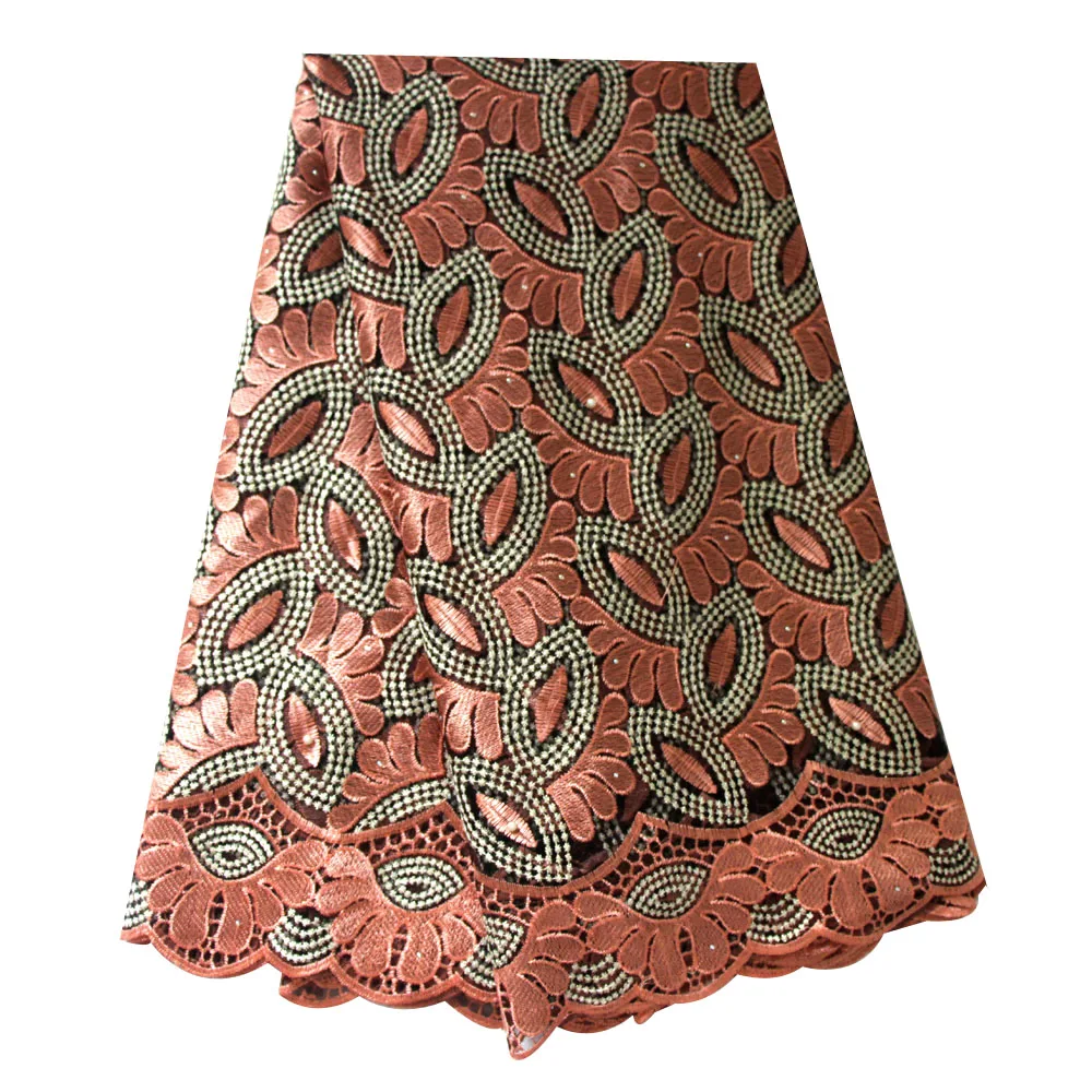 african lace fabric peach