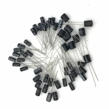 120 PCS 12 valores 0.22 UF-470 UF capacitor eletrolítico de Alumínio variedade kit set pacote