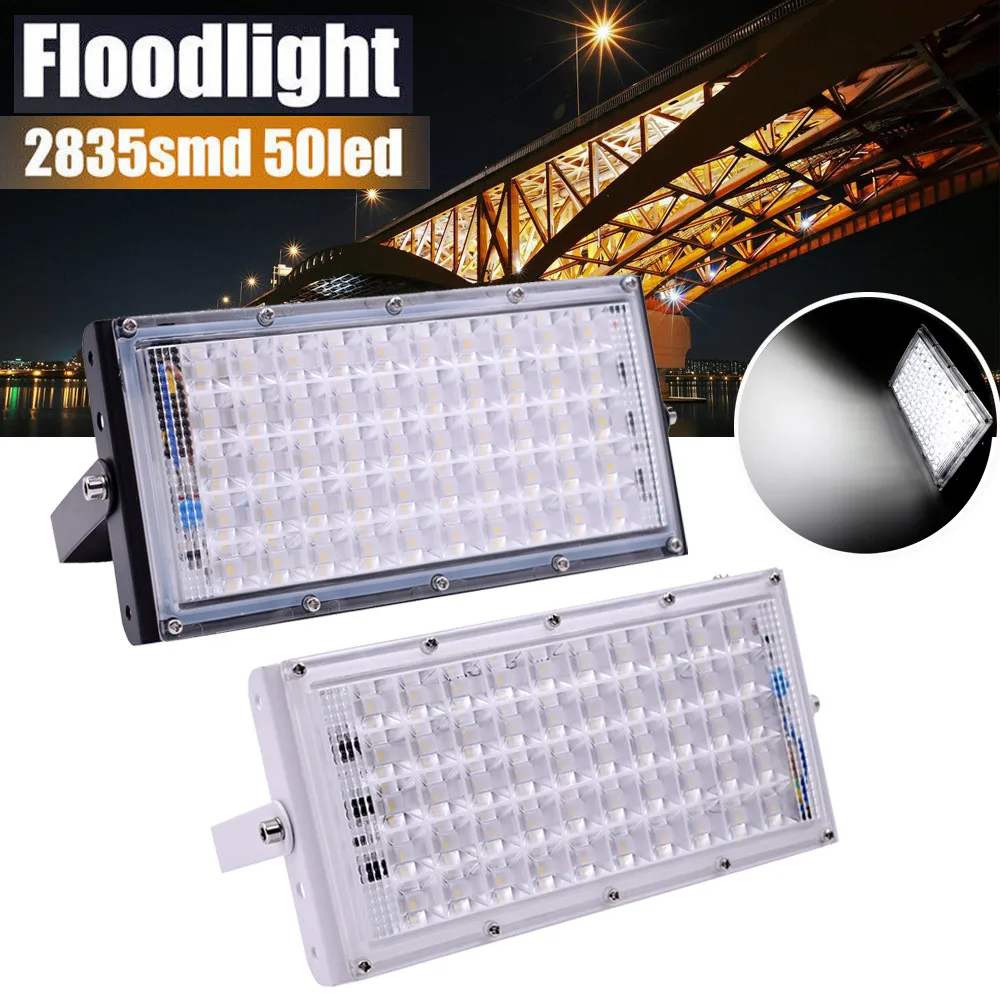 

Aluminum 50 LED Flood Light Waterproof Outdoor Garden Landscape Lamp 220V 50W