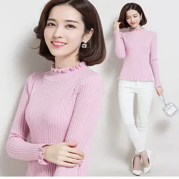

2018 Hot sale brand pullover women 3D flowers sweater three dimensional roses wrist sleeve pullover sweater women free shipping
