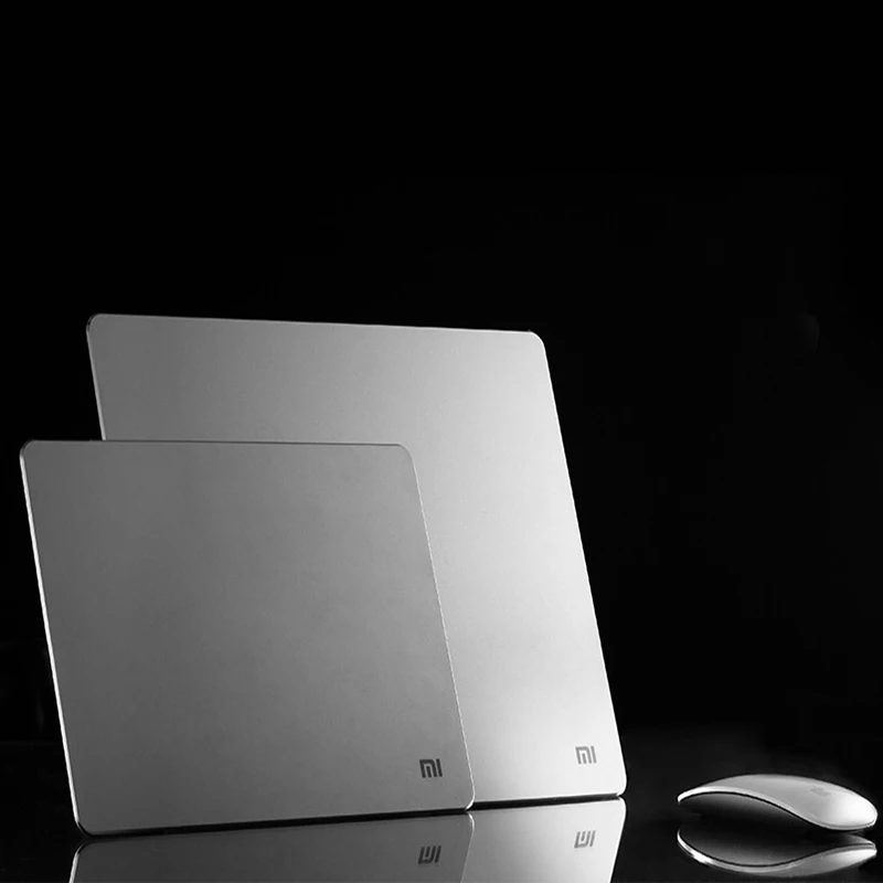 

2019 new Xiaomi MI Original Metal Aluminum Alloy Mouse Pads Anti-skid Slim Mouse Pad PC Computer Laptop 300*240*3mm/240*180*3mm
