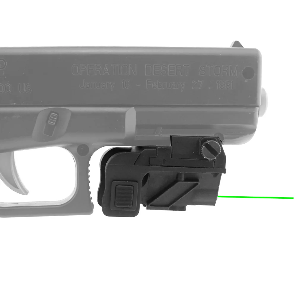 

Micro Green Dot Pistol Laser Compact Tactical Green Laser Sight Scope for Most Handguns Fit 20mm Rail