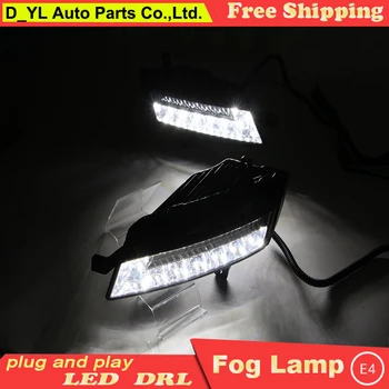 

D_YL car styling For VW golf 7 2013-2014 LED DRL For golf mk7 High brightness guide LED DRL led fog lamps daytime running light