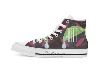 

Enneagram Type 2 The Helper Novelty Design breathable casual High Top lace-up Canvas shoes sneakers