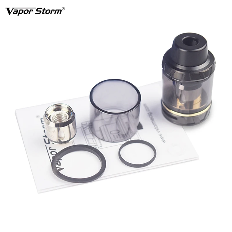 Пара шторм Hawk бак 0.5ohm Катушкой Сменные Распылителя органический хлопок 2 мл