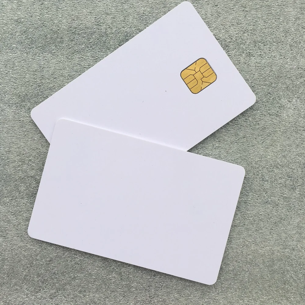 Оптовая продажа 1000 шт iso7816 16K bit Fudan24C16 ATmel24C16 пустая ПВХ Контактная смарт карта