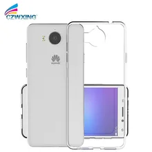Für Huawei Y6 2017 Fall Silikon Transparent TPU Telefonkasten Für Huawei Y6 2017 MYA-L11 MYA-L41 Y 6 2017 Nova Junge MYA L11 L41