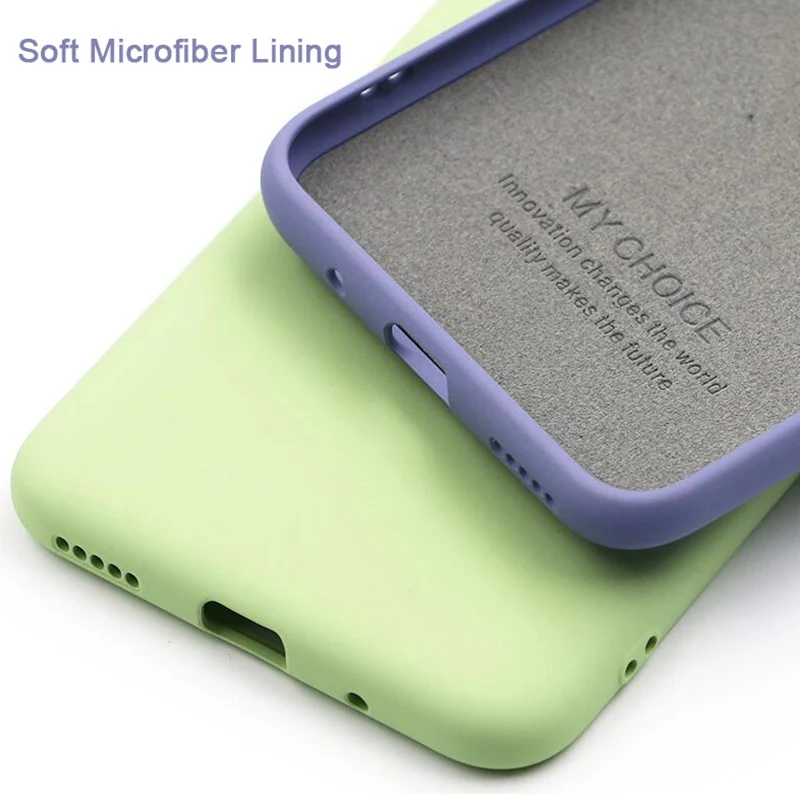 Ultra thin Soft Liquid Silicone Phone Case For xiaomi mi 9 8 Mi9 Mi8 SE Luxury Shockproof Cover for Xiaomi Redmi note 7 pro case