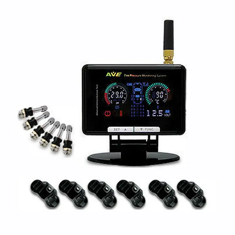 2016 New AVE Universal Truck Wireless TPMS Tire Pressure Monitor System