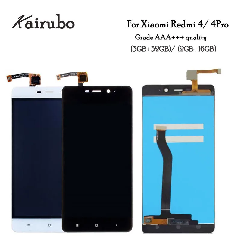 

5PCS/LOT For Xiaomi Redmi 4 Pro Redmi4 LCD display + Touch Screen Digitizer High Quality Replacement 5.0 inch