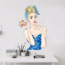 Sex Health and Fitness Fruit Gir Hot Girl L Wall Vinyl Sticker Pattern Custom Home Decor